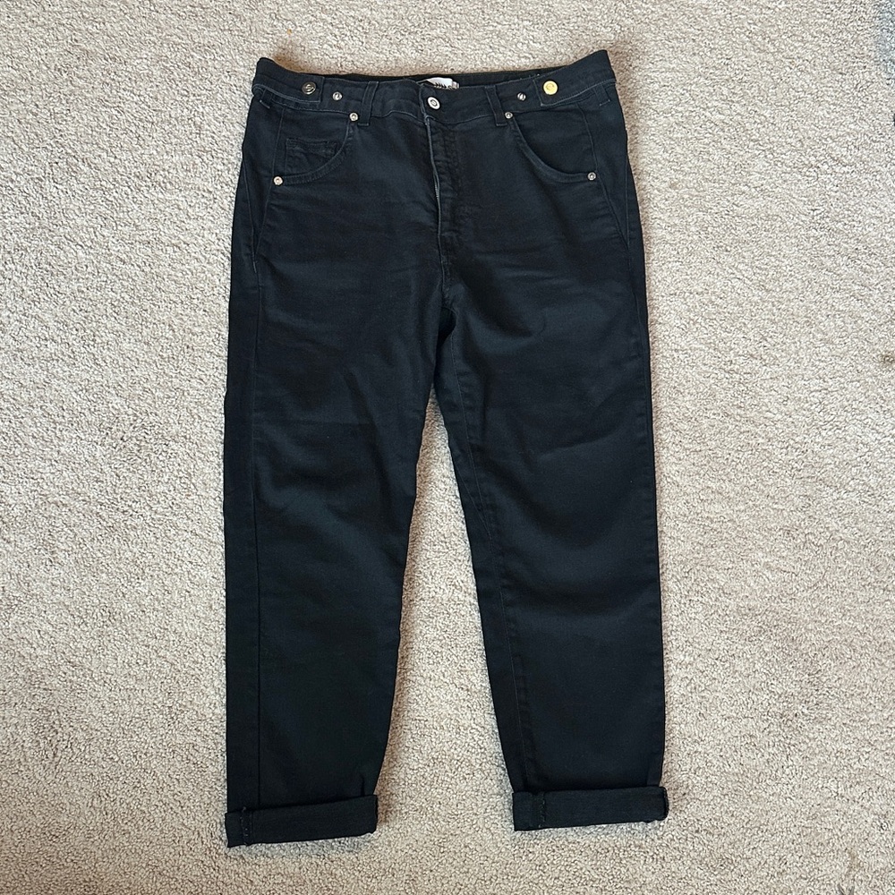 Sleek Black Ankle Jeans for Women- Not Fast Fashion- Size 6